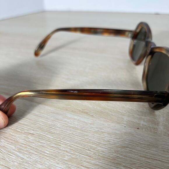 Vintage Bausch & Lomb 5 1/4 B&L D48 Sunglasses FRAMES ONLY Brown 50-18 main image 5
